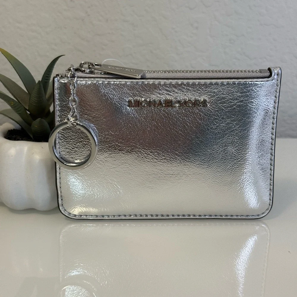 3 pcs MICHAEL KORS Jet Set Travel Dome Crossbody Bag, Coinpouch & Purse Hook! - Picture 10 of 15